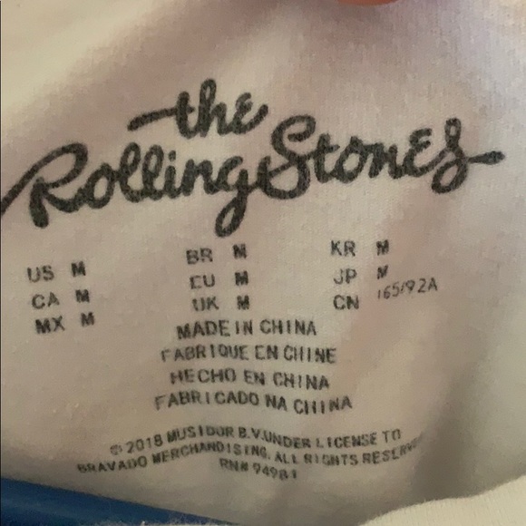 Riling stone graphic crop top tee-shirt - Picture 2 of 2